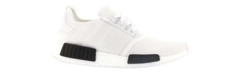 Size 5 adidas NMD R1 White Black