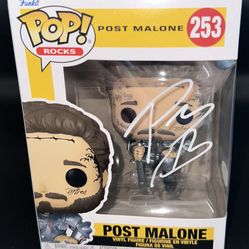 POST MALONE SIGNED FUNKO 253 PSA/DNA