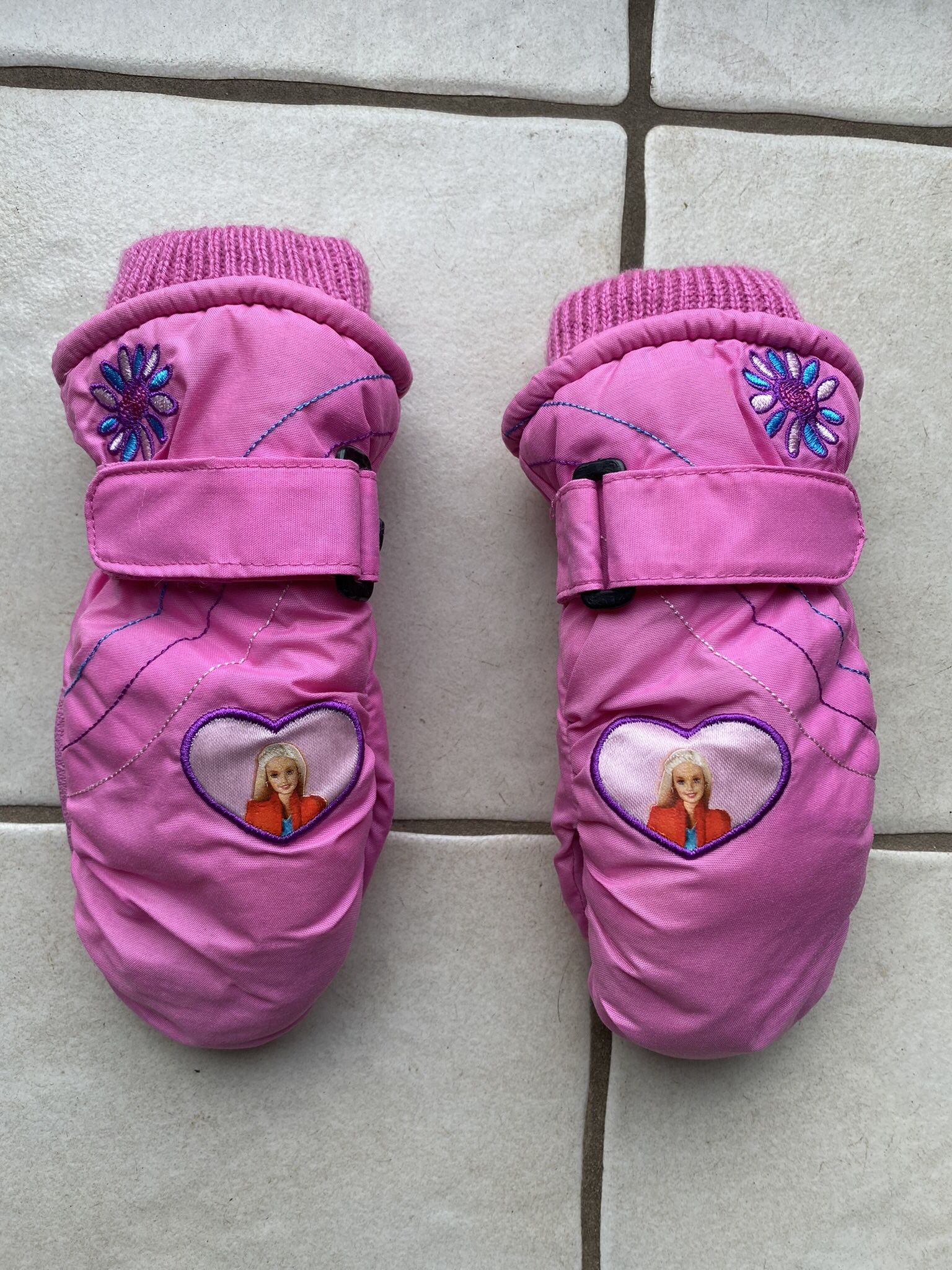 Pink Barbie Children’s Thinsulate Mittens