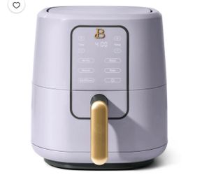 Beautiful 3 Qt Air Fryer with TurboCrisp Technology, EverGood Non-Toxic Ceramic Nonstick Coating, Lavender by Drew Barrymore