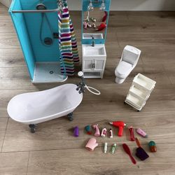 American Girl Doll Bathroom Set