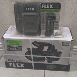 Flex 24Volts Band Saw 2.5in Portable Compact Band Saw With Battery Starter Kit - New