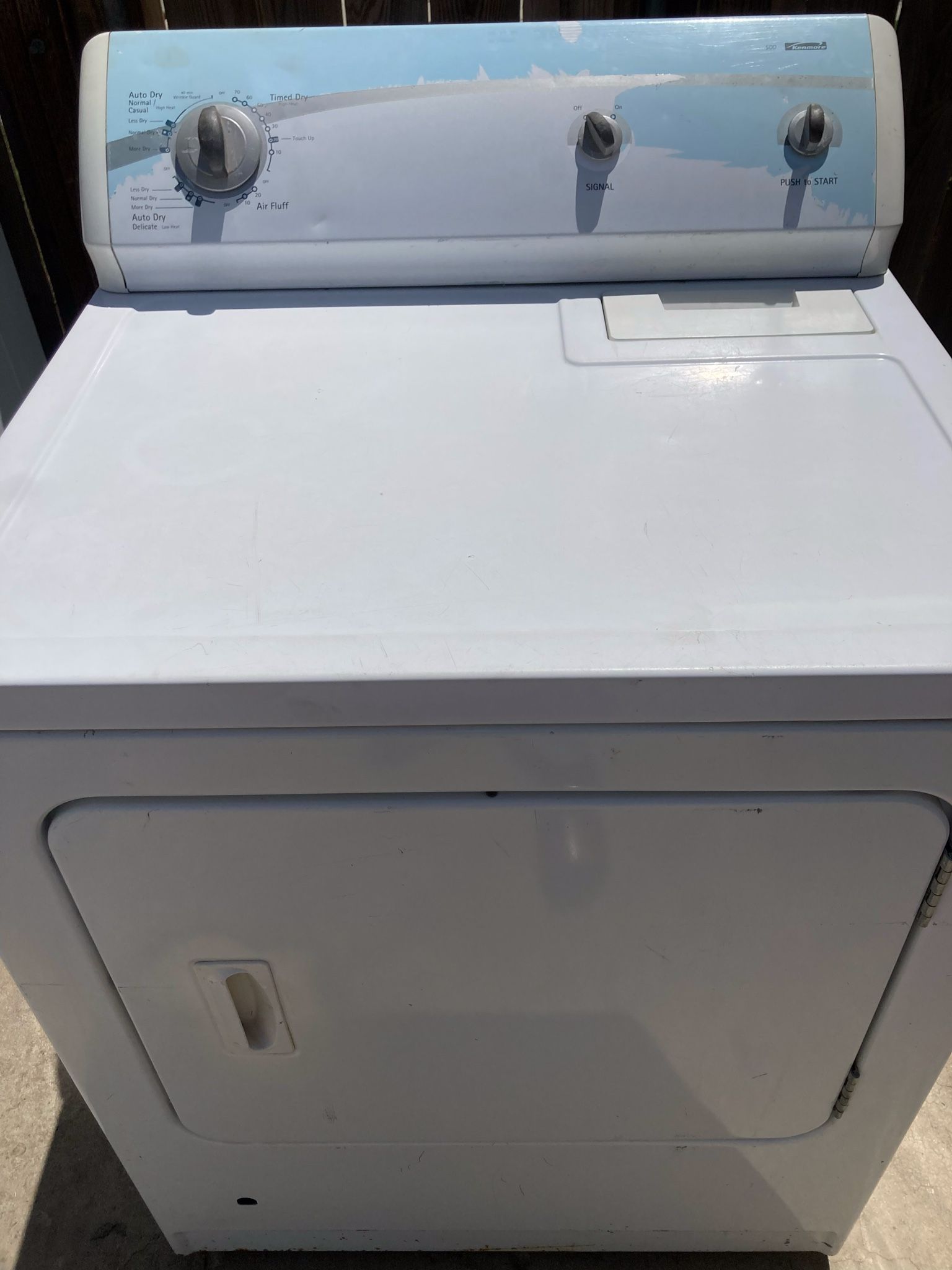 KENMORE 500 SERIES GAS DRYER