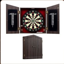 Dart Board Cabinet Set