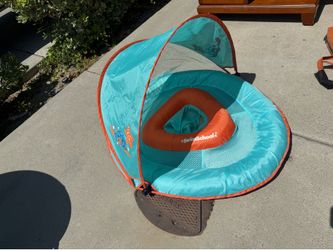 Baby Boat Float with Safety Seat and Sun Shade Canopy