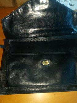 Leather hand bag