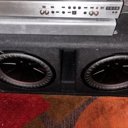 duel 12” competition R ported competition R box (never used)