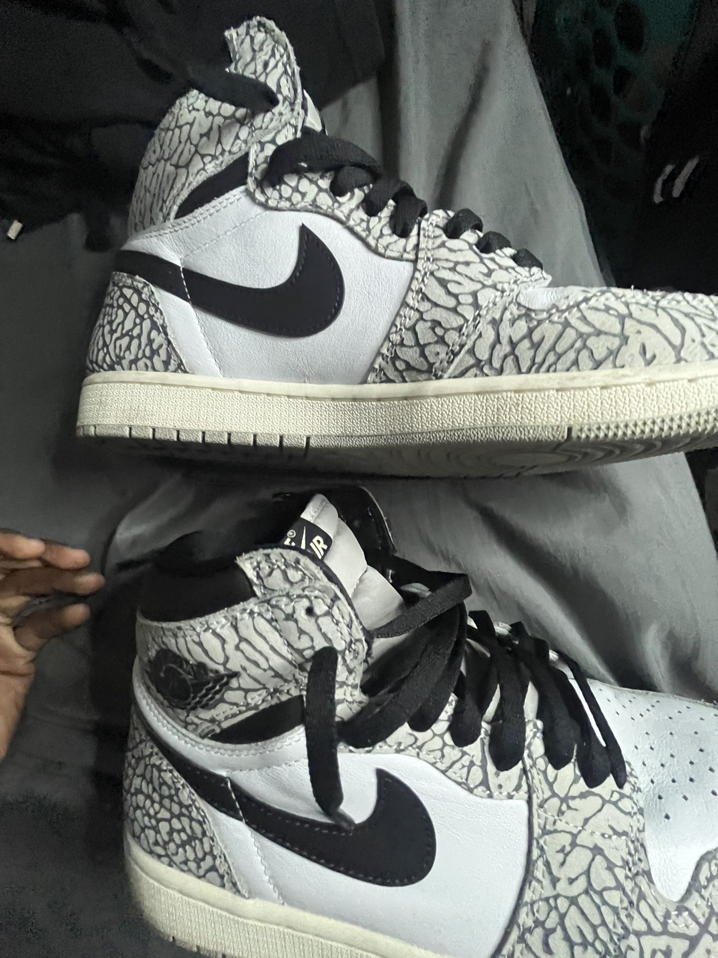 Jordan 1 Retro High OG White Cement