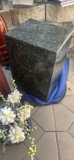 Green Granite stone coffee table 