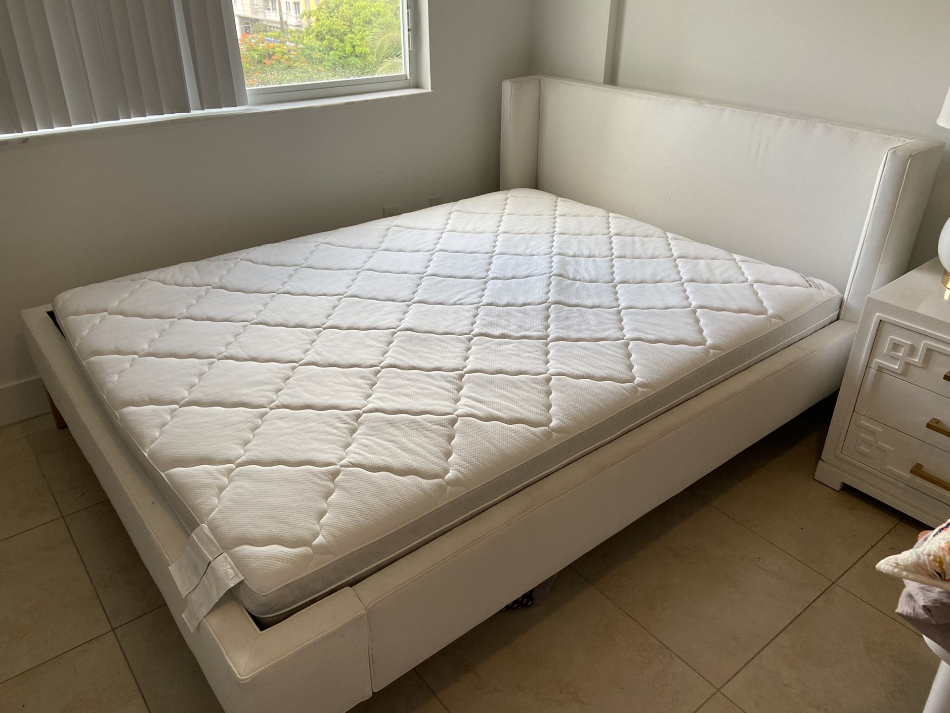 Serena & Lily Bed Frame + Ikea Mattress