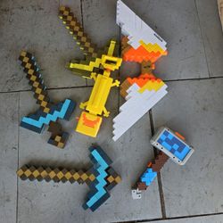 Minecraft Toys Nerf Mattel