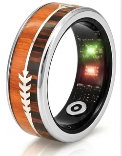 NEW KASVUC Smart Health Ring Heart Rate Sleep Monitor IP68 iOS Android Size 9