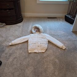 Eddie Bauer Winter Coat With Fur Hood Edging (XL)
