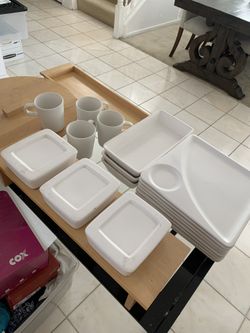 Authentic Swid Powell Plates Canister Set And More