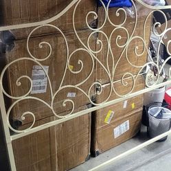 Wrought-iron Queen Ornate Headboard