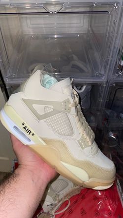 Jordan 4 Off White Sail(9.5US)