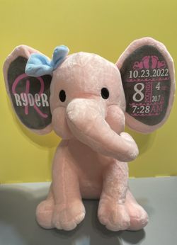Birth / Announcement Baby Credential Plush