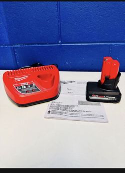 🔥 Milwaukee M12 5.0 H.O Battery + Charger