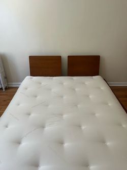 Zen Japanese Wood Platform Bed - Queen