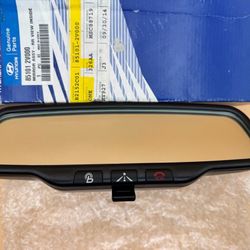 NEW OEM Interior Rear View Mirror 85101-2V200 Elantra Santa Fe Sonata 2011-17