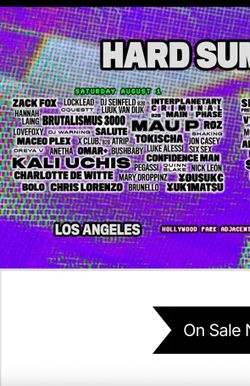 2026 HARD Summer - Saturday GA 2 WRISTBANDS  Saturday, August 1,