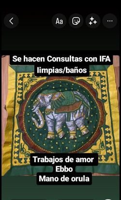 Elefante De Ifa Elephant 