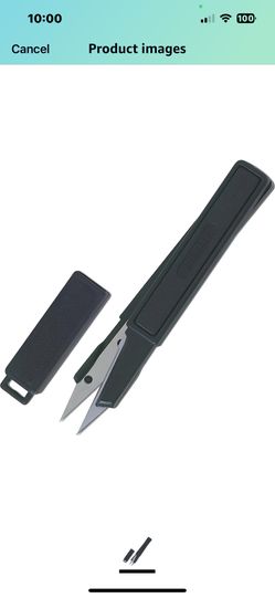 Fiskars Gingher 0487NS Featherweight Thread Snip, 4-Inch, Industrial Pack, Black