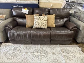 Lazy Boy POWER LEATHER Recliner Sofa couch