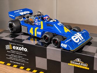 Exoto 1:18 Tyrrell P34 Six-Wheeler Diecast F1 Model