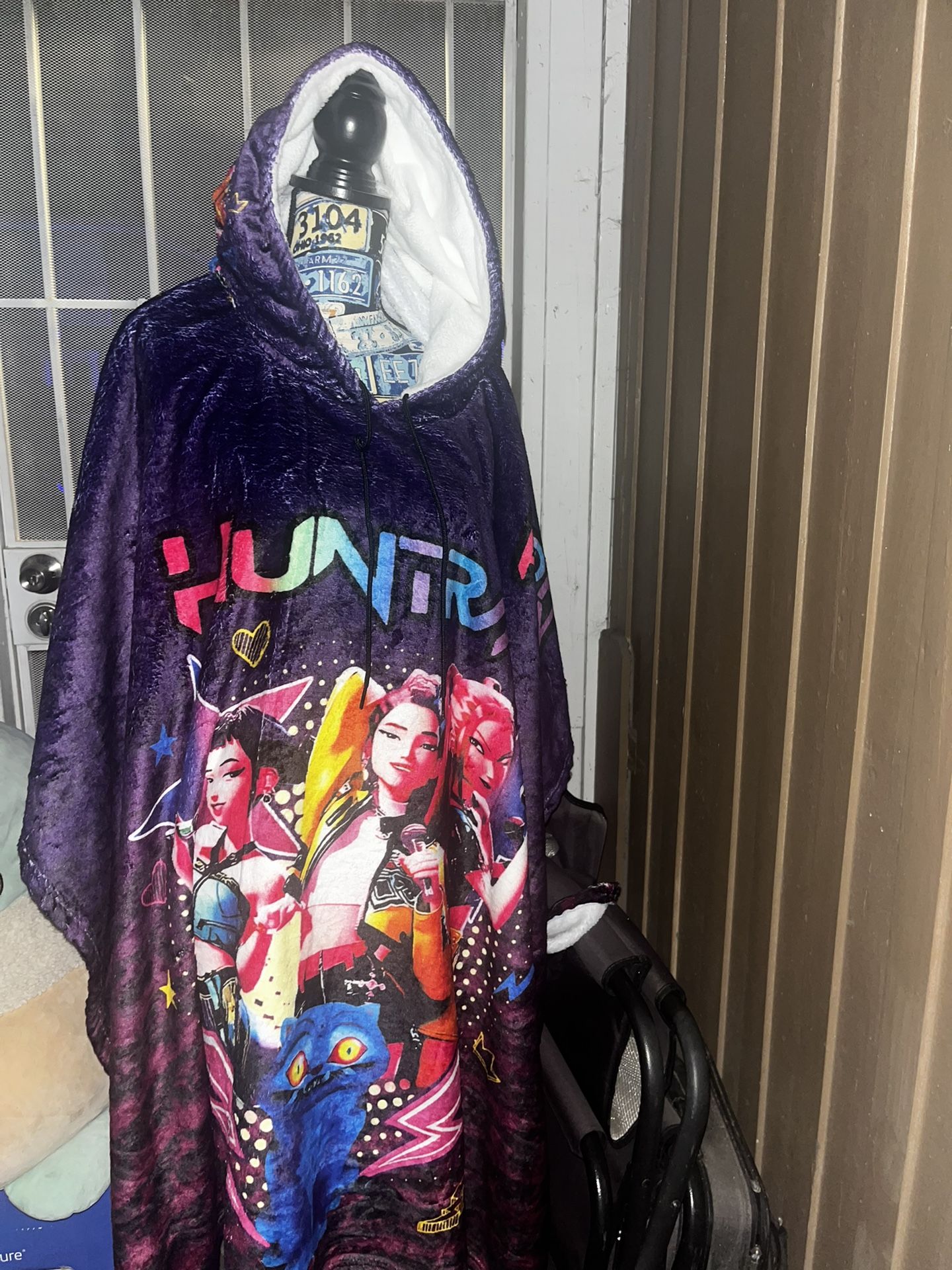 Adult Size Kpop Demon Hunter Poncho