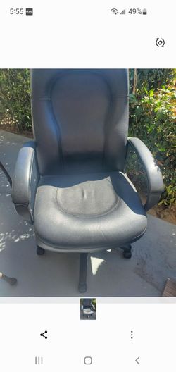 Leather office chair