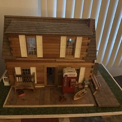 Log Cabin Doll House