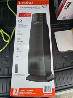 Lasko Oscillating Ceramic Tower Heater CT22850