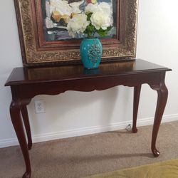 Nice Solid Great Condition  Clean Sofa Entryway Or Console Table41"WX28"Hx 17"D