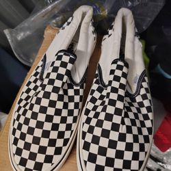 Vans Classic  Checker Board Sneakers 