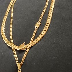 14k Gold Set With Pendant 