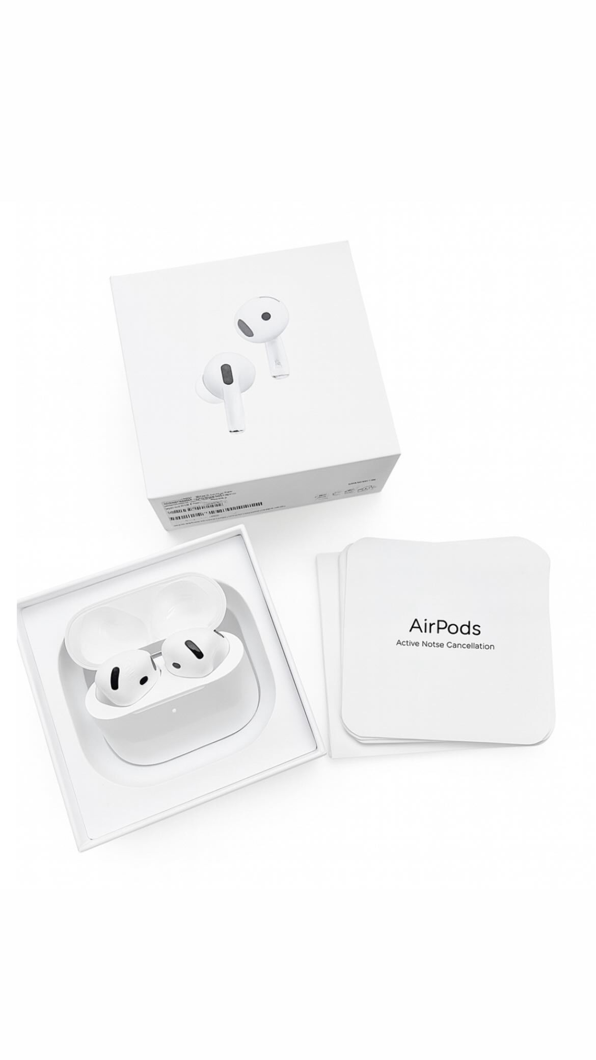 Apple AirPods 4 - Wireless Bluetooth Earbuds Headphones (MXP63LL/A)