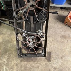 Outdoor Propane Burgers, Two Of Them Were Great