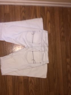 American eagle white pants size 1