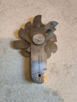 Brown & Sharpe radius gage tool
