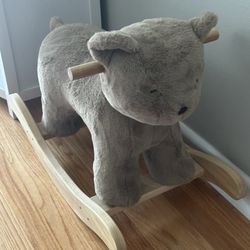 pottery barn bear rocker
