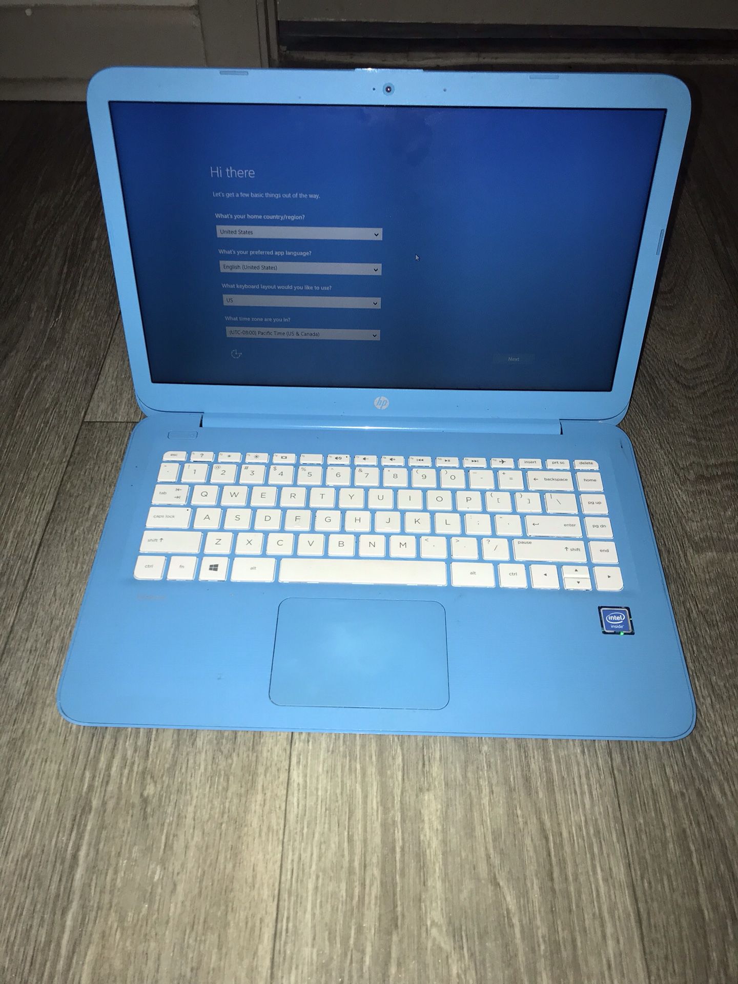 Blue HP Stream Laptop PC 14”