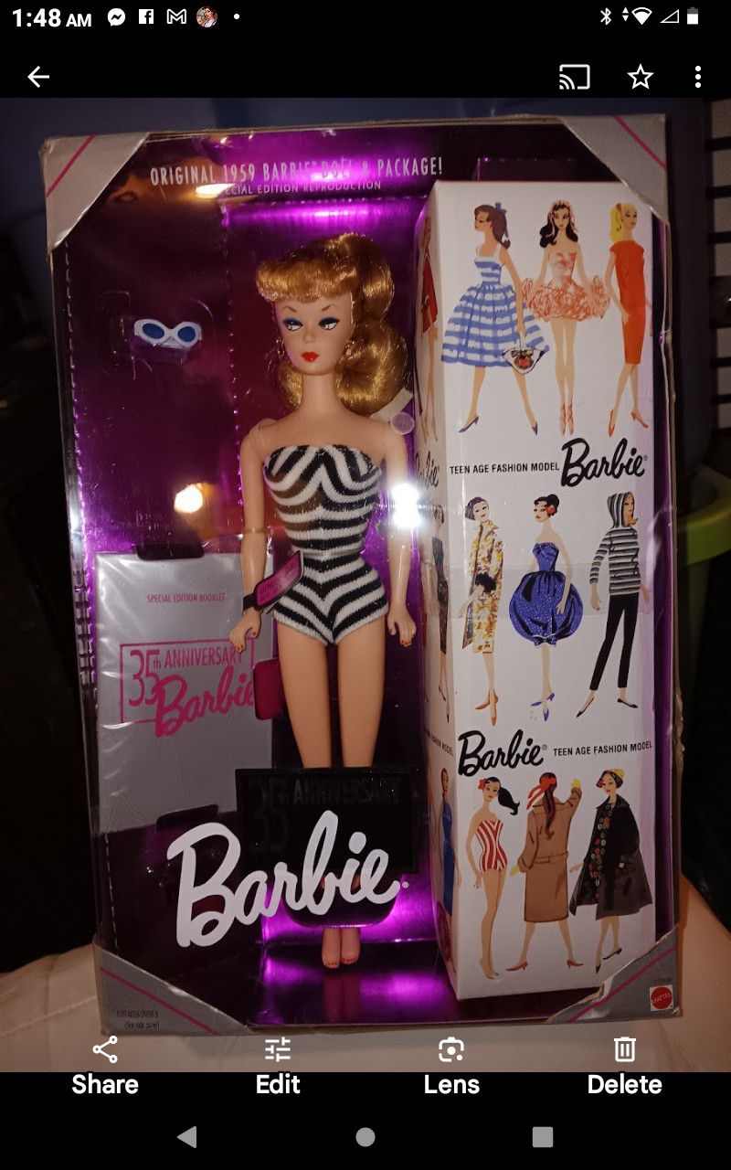 Vintage 1993 Special Edition Reproduction Barbie 