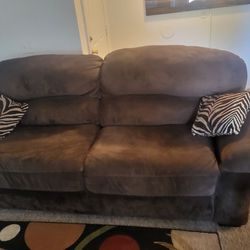 Love seat and sofa