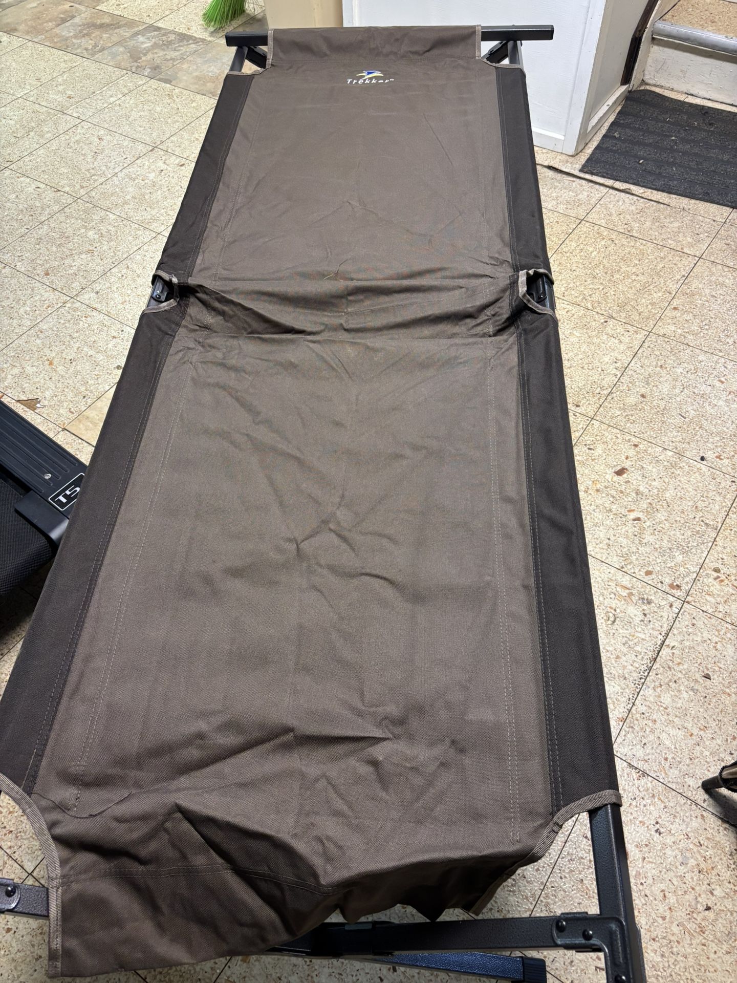 Two Canvas Camping Cots.