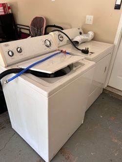 Washer & dryer set whirlpool