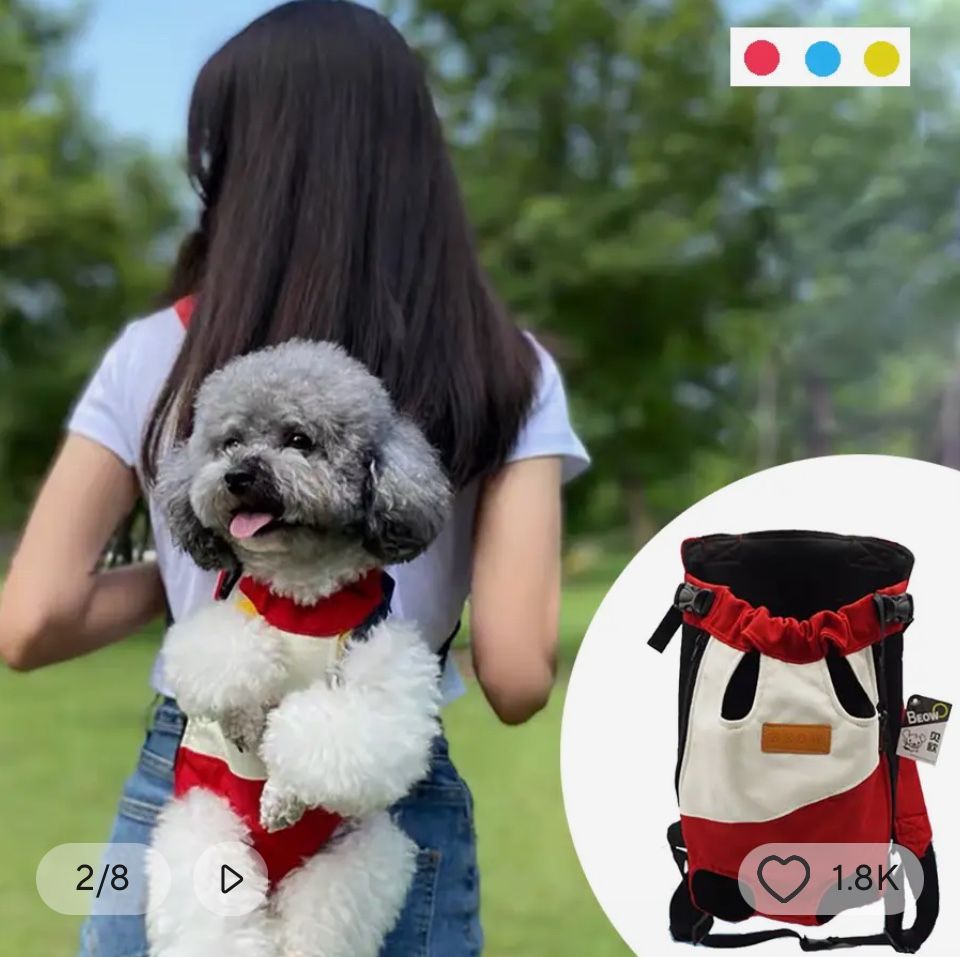 Dog Backpack Chihuahua Pet Carrier Pawaboo Pet Dog Carrier