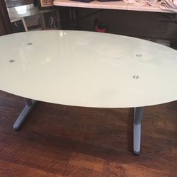 Glass Top Work Table