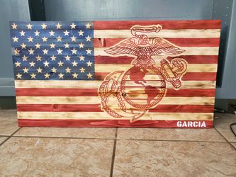 Wood Flag 3'