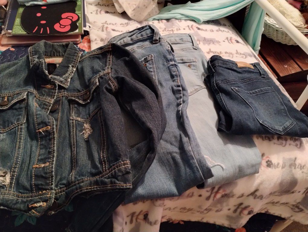 True Craft Jeans And Rue 21 Jean Jacket